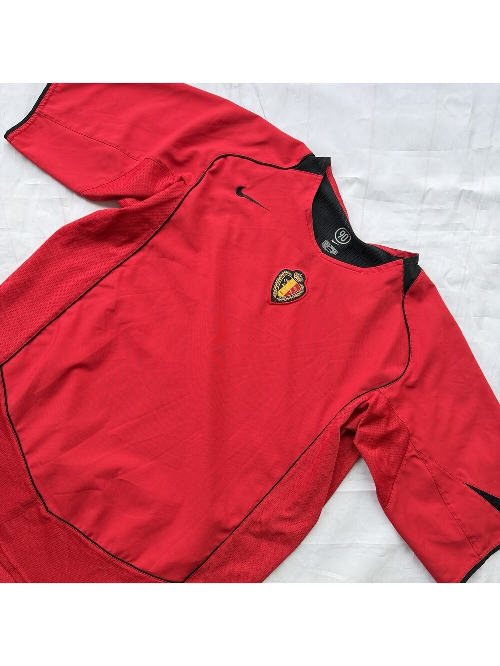 Vintage Nike 2000 Belgium Soccer Home Jersey Red Mens XL Red Soccer Football